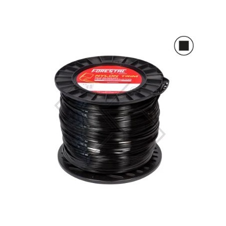 Bobina 2 Kg filo per decespugliatore FORESTAL sezione quadra Ø 2.4 mm | NewgardenParts.com