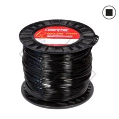 Bobina de 2 Kg de cable para desbrozadora FORESTAL sección cuadrada Ø  2,7 mm