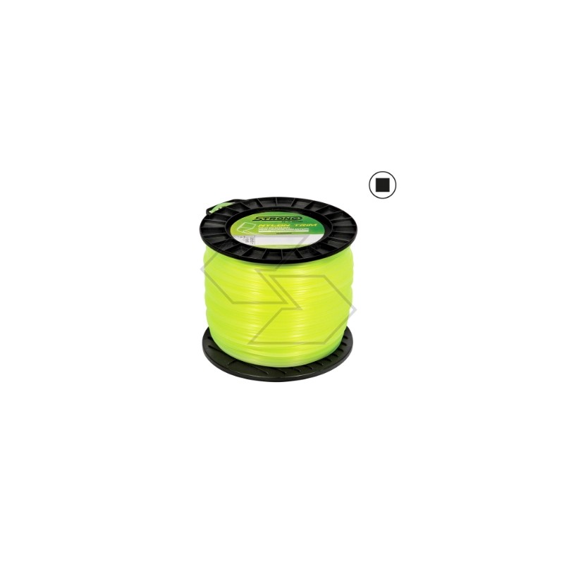 Spool 2 Kg wire for brushcutter STRONG square section Ø  4.5mm length 98m