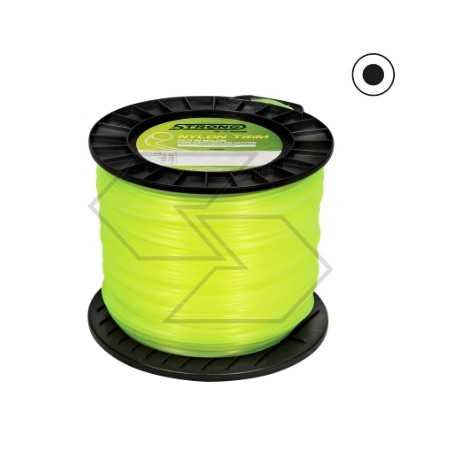 Bobine de 2 kg de fil à débroussailler STRONG, section ronde 3.3 mm, longueur 210m | NewgardenParts.com