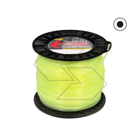 Bobina 2KG filo decespugliatore DUBLE STRONG sezione tonda 3,5 mm lunghezza 182m | NewgardenParts.com