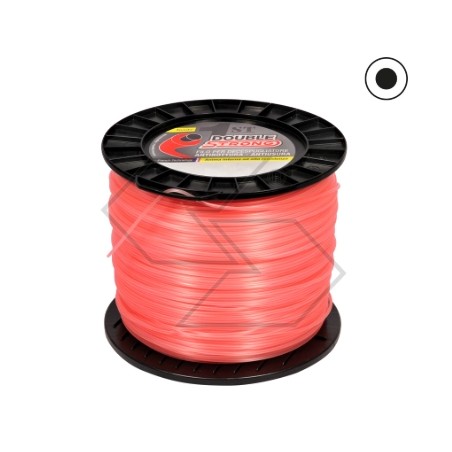 Bobina 2KG filo decespugliatore DUBLE STRONG sezione tonda 4,0mm lunghezza 141m | NewgardenParts.com