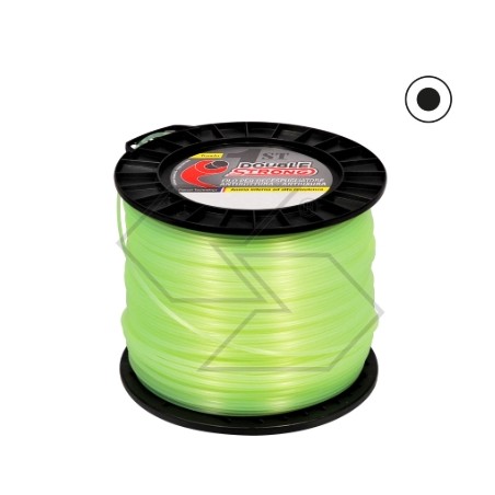 Bobina 2KG filo decespugliatore DUBLE STRONG sezione tonda Ø3,0mm lunghezza 248m | NewgardenParts.com