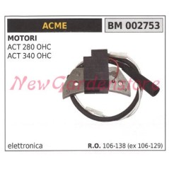 Bobina accensione ACME per motori motocoltivatori ACT 250 OHC ACT 340 OHC 002753 | NewgardenParts.com