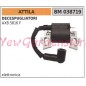 Bobine d'allumage ATTILA pour moteurs de débroussailleuses AXB 5616 F 038719