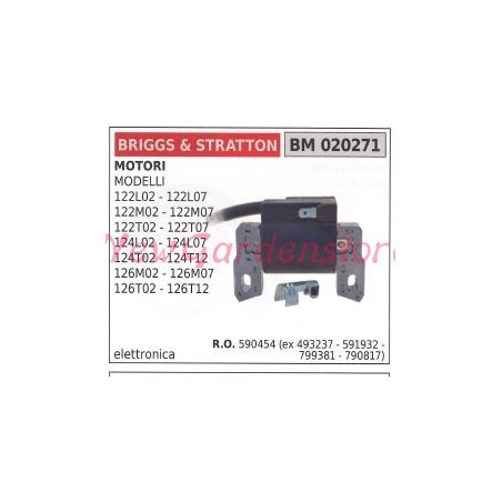 Bobina accensione briggs & stratton per motori 122L02 126T02 126T12 020271 | NewgardenParts.com