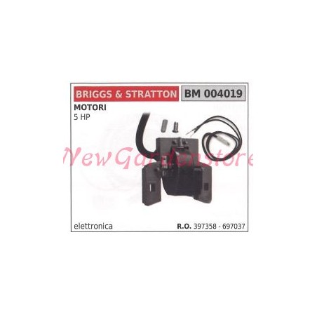 Bobina accensione briggs & stratton per motori 5 HP tagliaerba 004019 | NewgardenParts.com