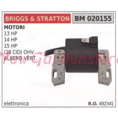 Bobina accensione briggs stratton motori 13 14 15 hp OHV albero verticale 492341 | NewgardenParts.com