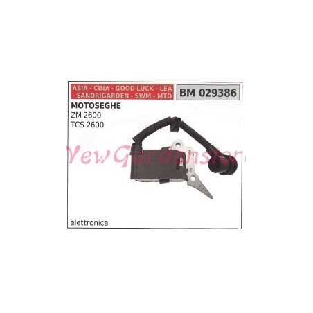 CINA ignition coil for ZM 2600 TCS 2600 chainsaws 029386 | NewgardenParts.com