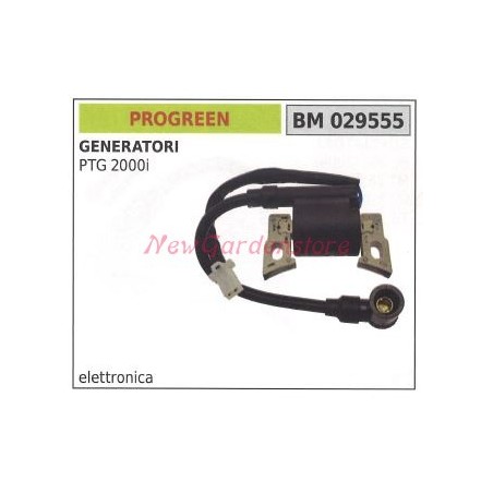 Bobina accensione compatibile generatore PROGREEN PTG 2000i MAORI MGP 2000i | NewgardenParts.com