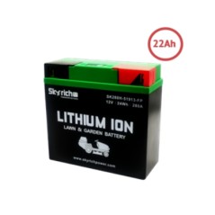 SKYRICH tracteur de pelouse batterie lithium capacité 22Ah tension 12V | NewgardenParts.com