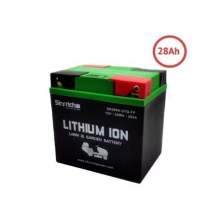 SKYRICH lithium battery lawn mower tractor capacity 28Ah voltage 12V | NewgardenParts.com