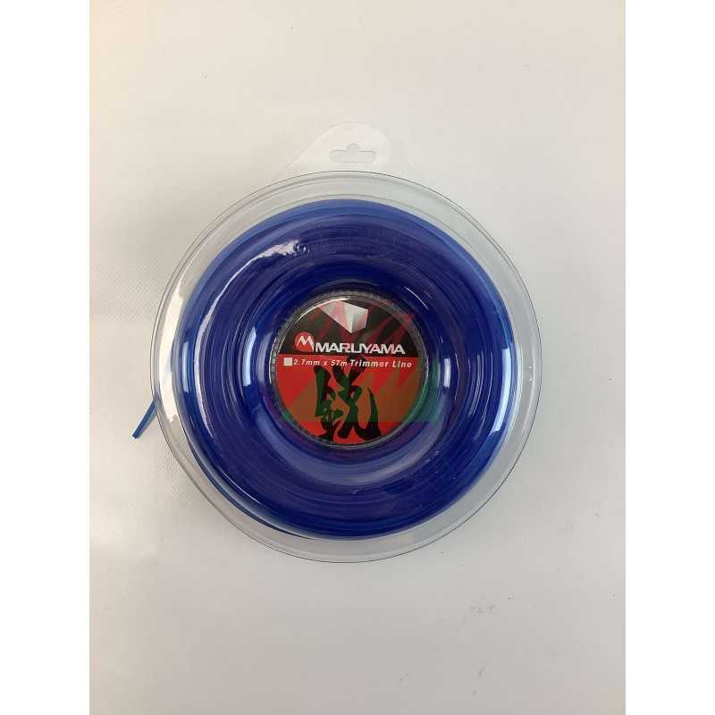 Brushcutter wire MARUYAMA square section diameter 2.7 mm length 57 m