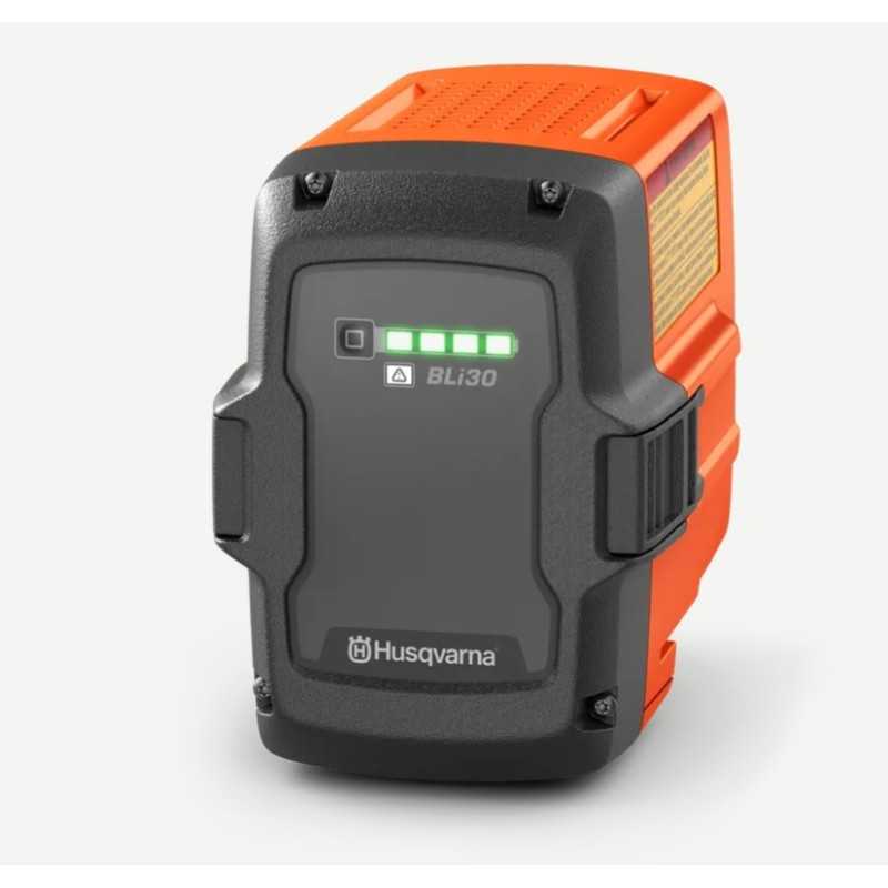 Batería de litio HUSQVARNA BLi30 tensión 36V capacidad 7,5Ah con led de carga