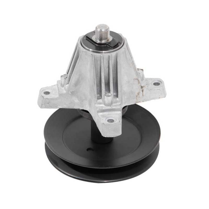 ORIGINAL MTD lawn tractor blade shaft with pulley 618-09236