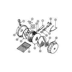 ABDECKUNG MIT ZAHNRAD ??505697331 ORIGINAL HUSQVARNA | NewgardenParts.com