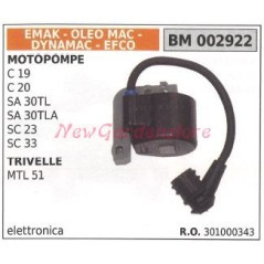 Bobina accensione EMAK per motopompe c19 20 sa 30TL 30TLA SC 23 33 OLEOMAC EFCO | NewgardenParts.com