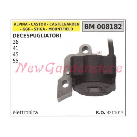 Bobina accensione GGP per decespugliatori 36 41 45 55 008182 | NewgardenParts.com