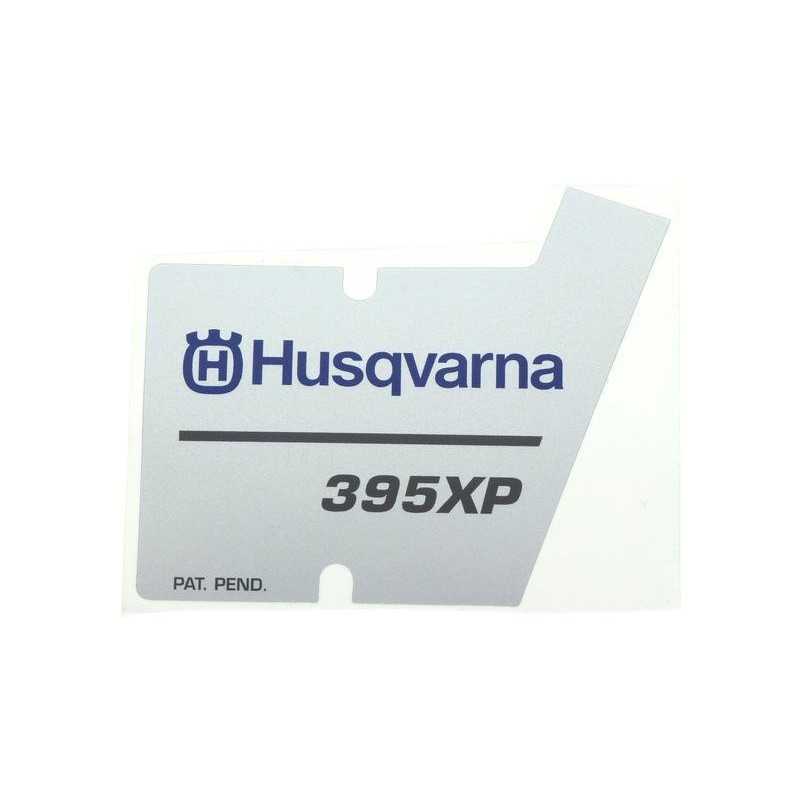 ETIQUETA 395XP 537326701 ORIGINAL HUSQVARNA