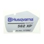 LABEL 523035605 HUSQVARNA ORIGINAL