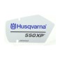 ETICHETTA 550XP 523083203 ORIGINALE HUSQVARNA