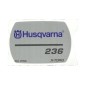 LABEL 575729701 HUSQVARNA ORIGINAL