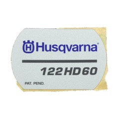 LABEL 576120802 HUSQVARNA ORIGINAL | NewgardenParts.com