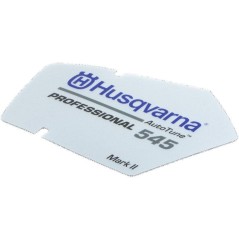 LAWYER LABEL 545 MARK II 590613403 ORIGINAL HUSQVARNA | NewgardenParts.com