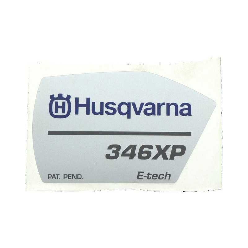 STARTING LABEL 346XP 544973602 ORIGINAL HUSQVARNA