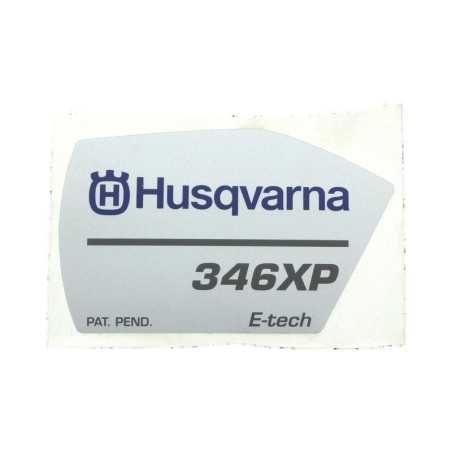 STARTING LABEL 346XP 544973602 ORIGINAL HUSQVARNA | NewgardenParts.com