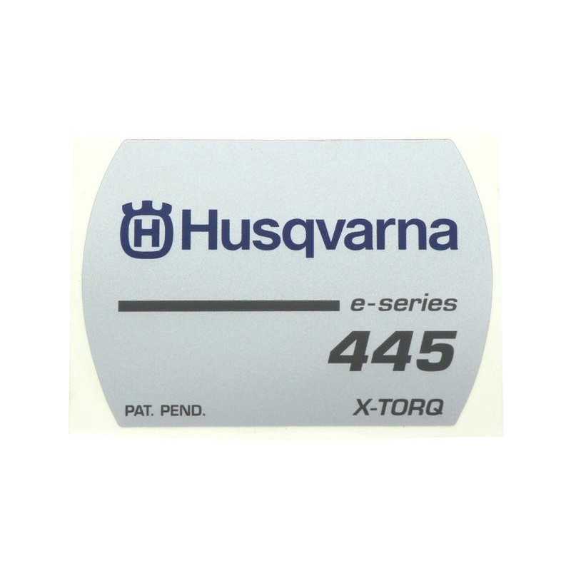 STARTING LABEL 445E 544377101 ORIGINAL HUSQVARNA