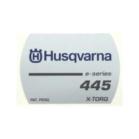STARTING LABEL 445E 544377101 ORIGINAL HUSQVARNA | NewgardenParts.com