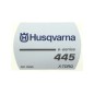 STARTETIKETT 445E 544377101 ORIGINAL HUSQVARNA