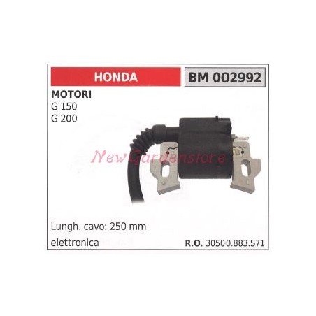 Bobina accensione HONDA per motori G 150 200 002992 | NewgardenParts.com