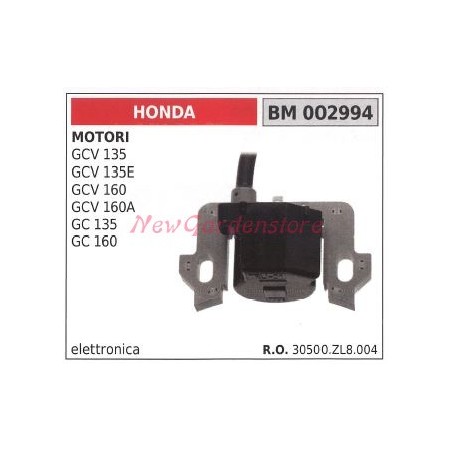 Bobina accensione HONDA per motori GCV 135 135E 160 160A GC 135 160 002994