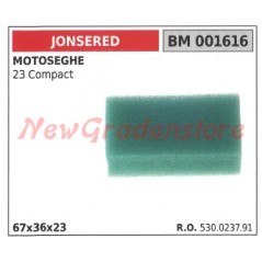 Filtro aria JONSERED motosega 23 Compact 001616 | NewgardenParts.com