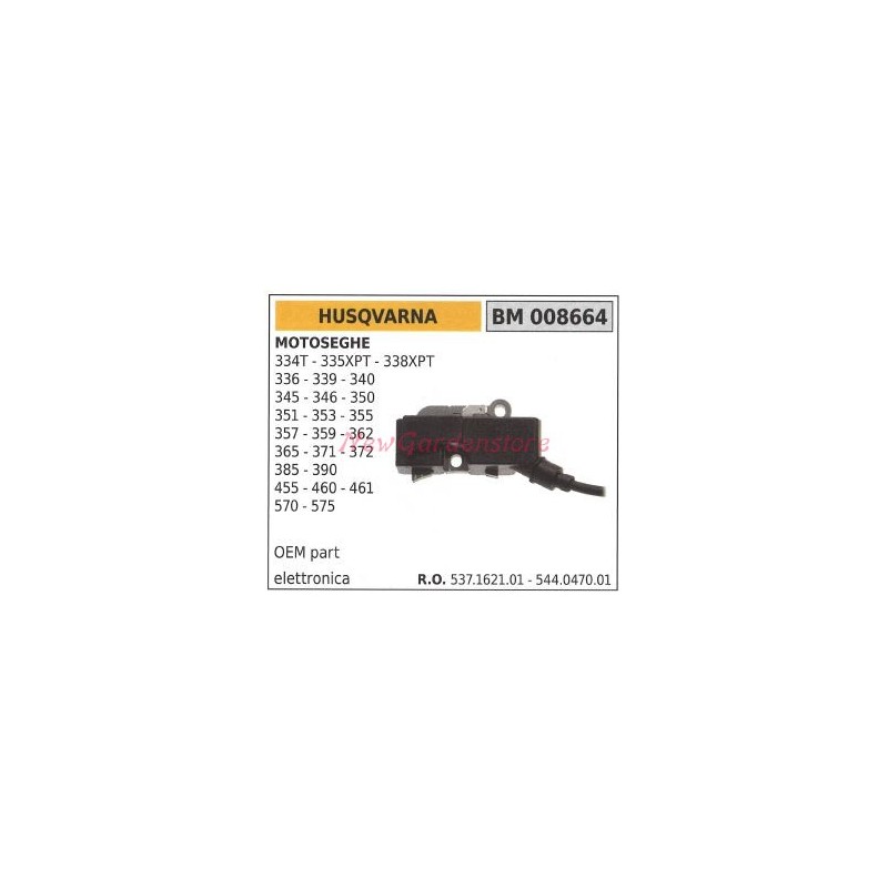 Bobine d'allumage HUSQVARNA pour tronçonneuses 334t 335xpt 338xpt 336 339 340 345 346