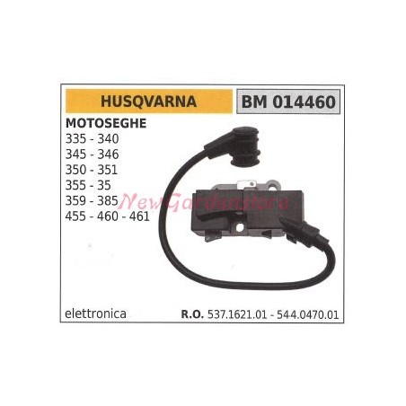 bobina accensione HUSQVARNA per motoseghe 335 340 345 346 350 351 355 35 359 385 455 460 461 014460 | NewgardenParts.com