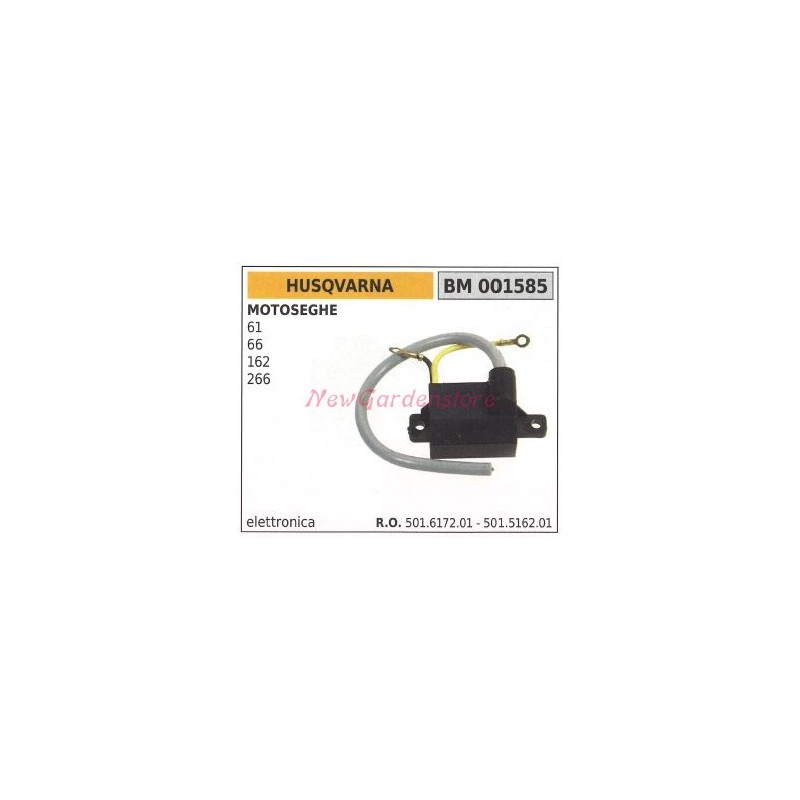 HUSQVARNA ignition coil for chainsaws 61 66 162 266 001585