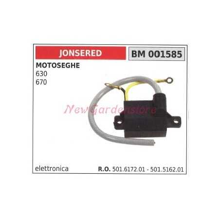 JONSERED ignition coil for 630 670 chainsaw 001585 | NewgardenParts.com