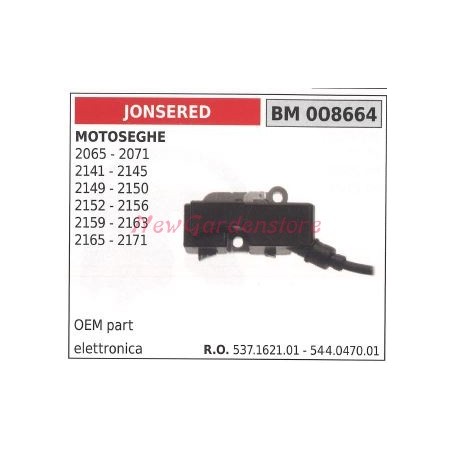 Bobina accensione JONSERED per motoseghe 2065 2071 2141 2145 2149 2150 2152 2156 2159 2163 2165 2171 008664 | NewgardenParts.com