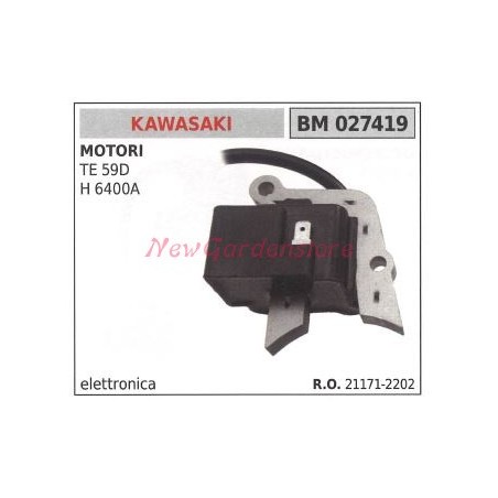 Bobina accensione KAWASAKI per motori TE 59D H 6400A 027419 | NewgardenParts.com