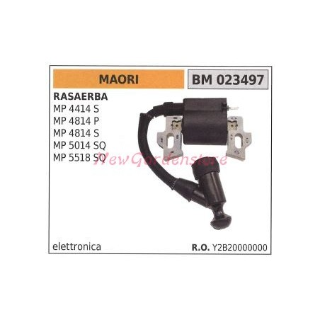 Bobina accensione MAORI per motore RASAERBA MP 4414 S 4814 P 4814 S 5014 SQ 5518 SQ 023497 | NewgardenParts.com