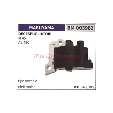 Bobina accensione MARUYAMA per motore decespugliatori M 45 AE 420 003982 | NewgardenParts.com