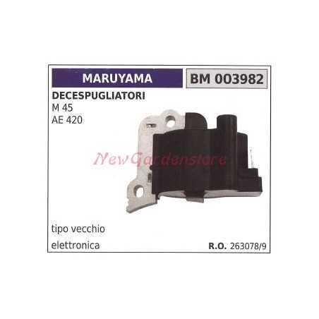 MARUYAMA bobine d'allumage pour moteur de débroussailleuse M 45 AE 420 003982 | NewgardenParts.com