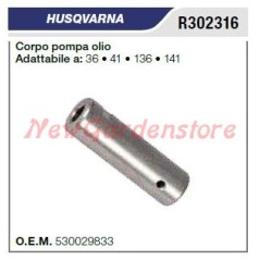 Cuerpo de la bomba de aceite para motosierras HUSQVARNA 36 41 136 141 R302316