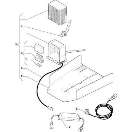 BASE COMPLÈTE ORIGINALE STIGA - 1126-1466-01 | NewgardenParts.com
