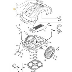 STIGA ORIGINAL 325 SHELL - 1126-1420-02 | NewgardenParts.com