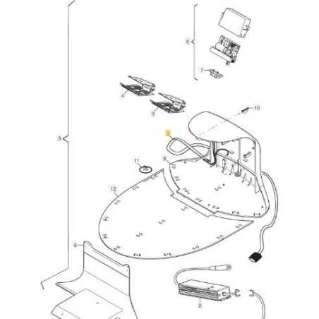 CABLE DE ALIMENTACIÓN ORIGINAL STIGA - 1126-1264-01 | NewgardenParts.com