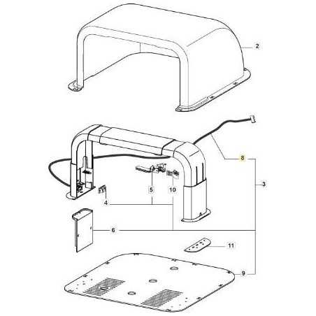 CABLE DE CARGA ORIGINAL STIGA - 1126-1364-01 | NewgardenParts.com